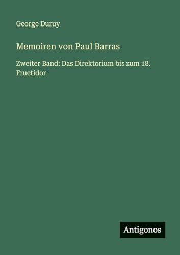 Memoiren von Paul Barras