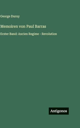 Memoiren von Paul Barras