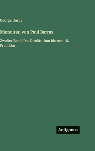 Memoiren von Paul Barras
