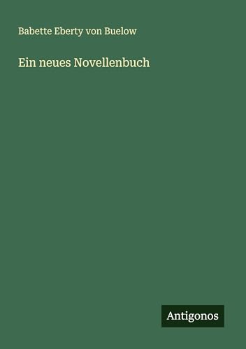 Ein neues Novellenbuch