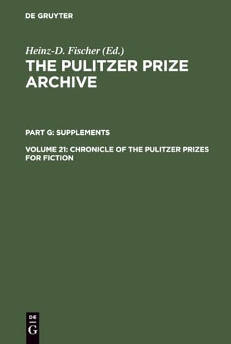 Chronicle of the Pulitzer Prizes for Fiction