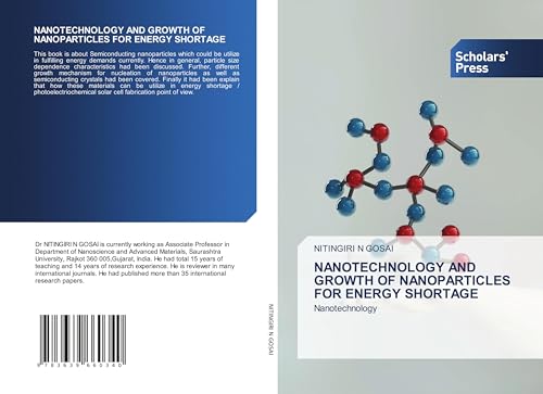 NANOTECHNOLOGY AND GROWTH OF NANOPARTICLES FOR ENERGY SHORTAGE