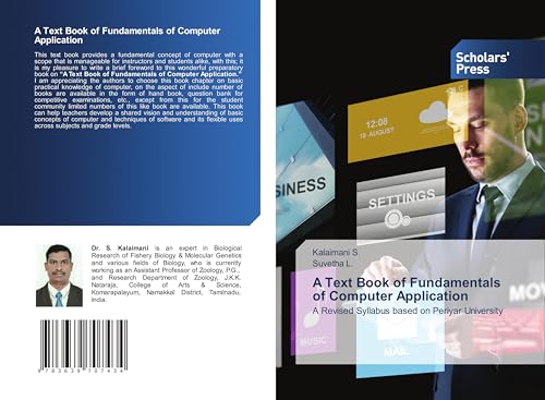 A Text Book of Fundamentals of Computer Application