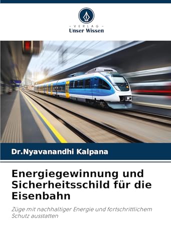Energiegewinnung und Sicherheitsschild für die Eisenbahn