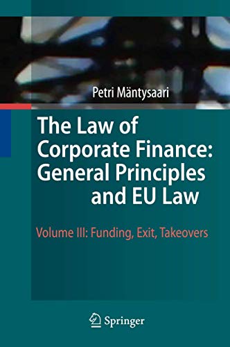 The Law of Corporate Finance