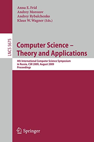 Computer Science--Theory and Applications