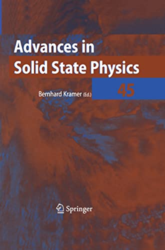Advances in Solid State Physics 45