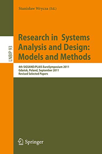 Research in  Systems Analysis and Design