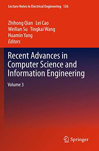 Recent Advances in Computer Science and Information Engineering