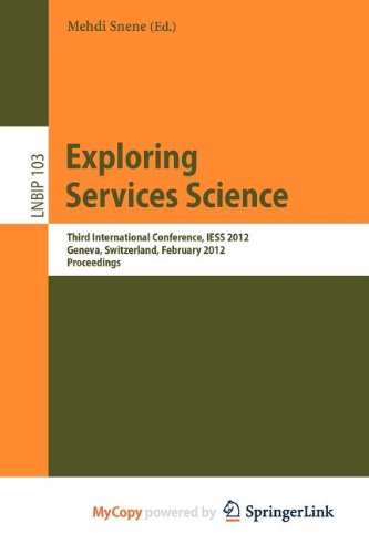 Exploring Services Science