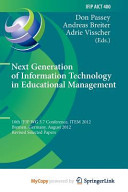 Next Generation of Information Technology in Educational Management