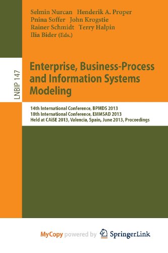 Enterprise, Business-Process and Information Systems Modeling