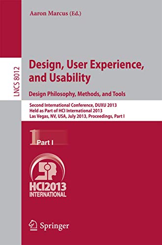 Design, User Experience, and Usability