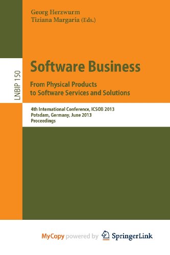 Software Business. From Physical Products to Software Services and Solutions