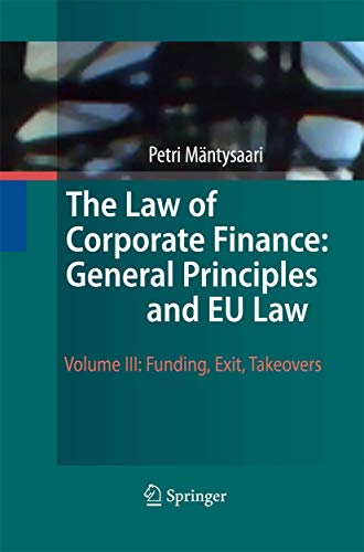 The Law of Corporate Finance