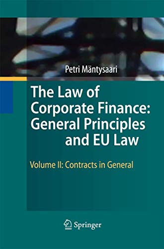 The Law of Corporate Finance