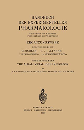 The Alkali Metal Ions in Biology