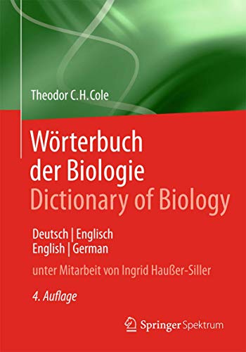 Wörterbuch der Biologie  Dictionary of Biology