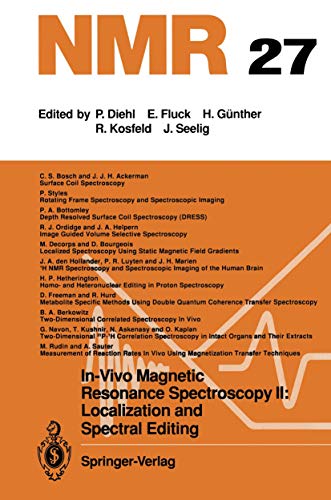 In-Vivo Magnetic Resonance Spectroscopy II