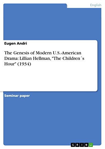 The Genesis of Modern U.S.-American Drama