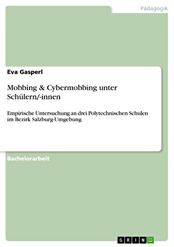 Mobbing & Cybermobbing unter Schülern/-innen