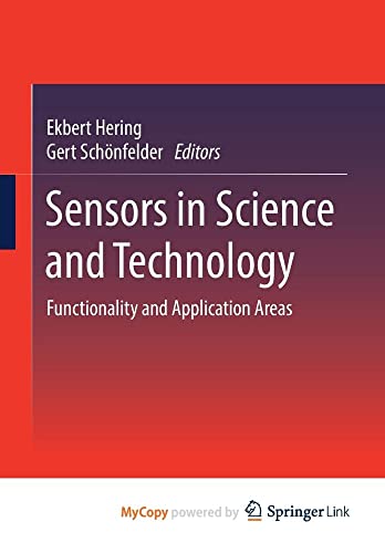 Sensors in Science and Technology