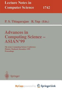 Advances in Computing Science - ASIAN'99