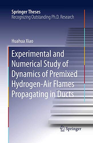 Experimental and Numerical Study of Dynamics of Premixed Hydrogen-Air Flames Propagating in Ducts
