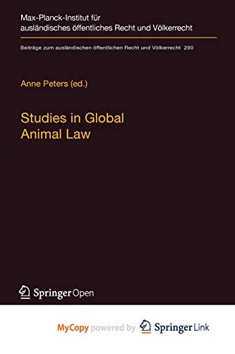 Studies in Global Animal Law