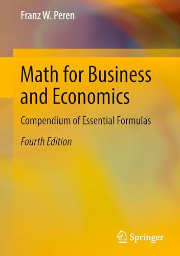 Math for Business and Economics