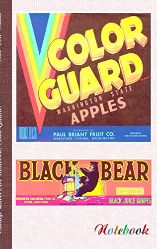 Vintage Label Art Notebook