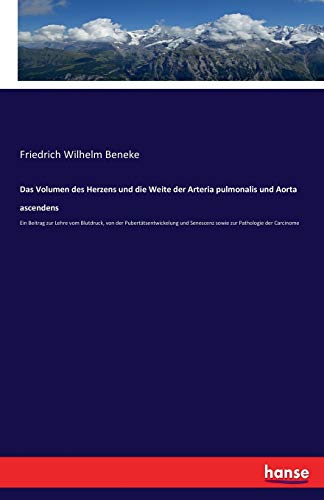 Das Volumen des Herzens und die Weite der Arteria pulmonalis und Aorta ascendens