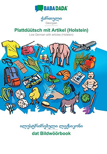 Georgian (in georgian script) - Plattdüütsch mit Artikel (Holstein), visual dictionary