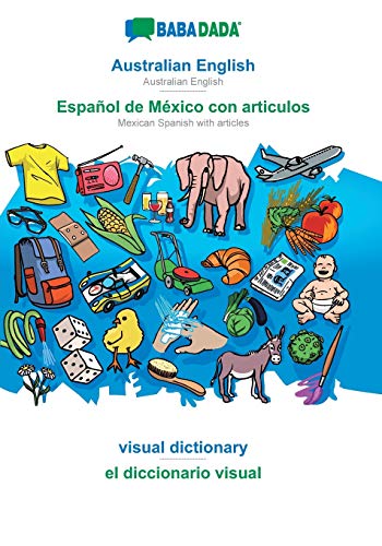Australian English - Español de México con articulos, visual dictionary