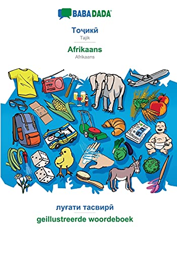 Tajik (in cyrillic script) - Afrikaans, visual dictionary