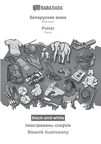Belarusian (in cyrillic script) - Polski, visual dictionary, BW