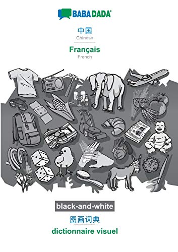 Chinese (in chinese script) - Français, visual dictionary, BW