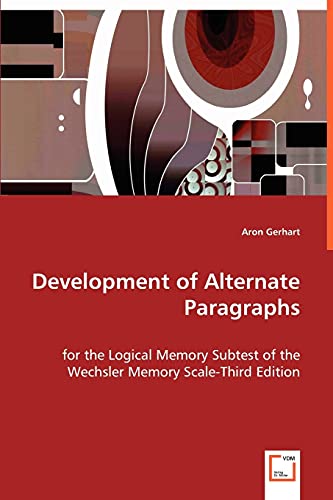 Development of Alternate Paragraphs