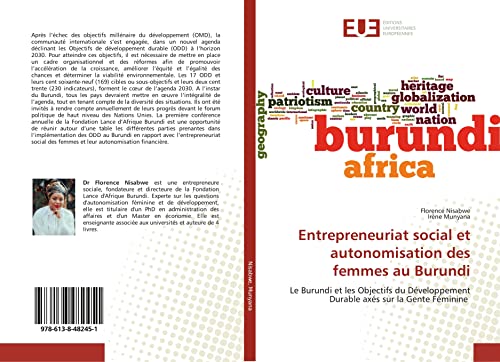 Entrepreneuriat social et autonomisation des femmes au Burundi
