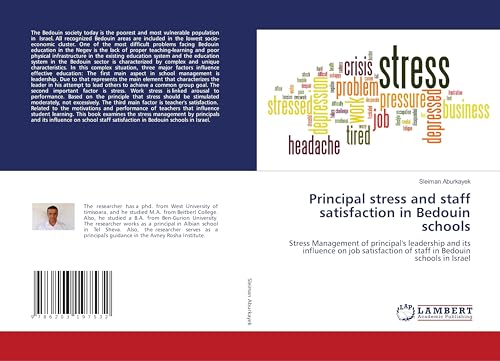 Principal stress and staff satisfaction in Bedouin schools