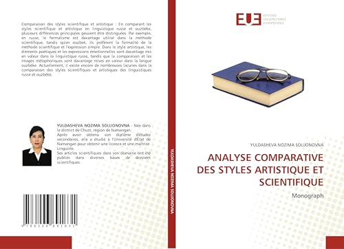 ANALYSE COMPARATIVE DES STYLES ARTISTIQUE ET SCIENTIFIQUE