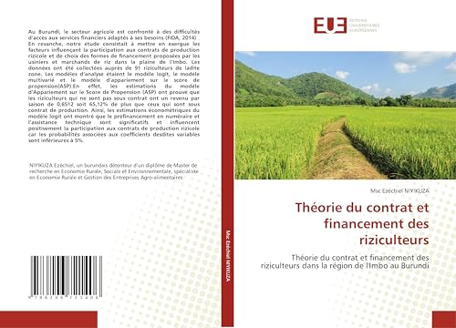 Théorie du contrat et financement des riziculteurs