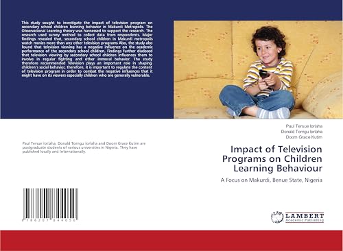 Impact of Television Programs on Children Learning Behaviour