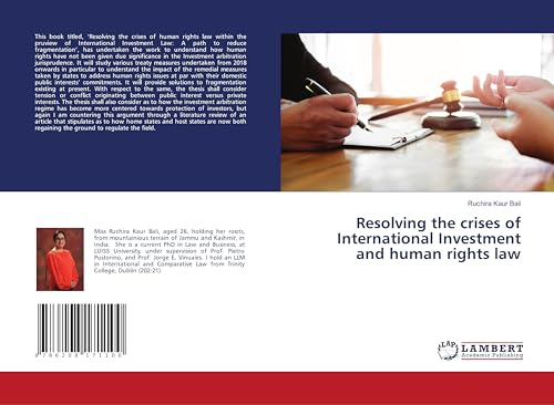 Resolving the crises of International Investment and human rights law