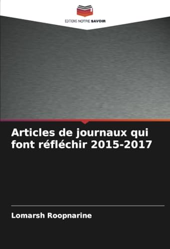 Articles de journaux qui font réfléchir 2015-2017