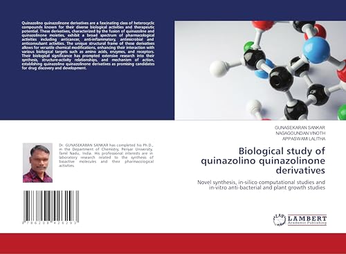 Biological study of quinazolino quinazolinone derivatives