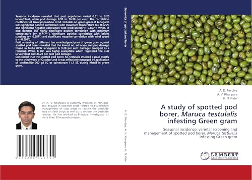A study of spotted pod borer, Maruca testulalis infesting Green gram