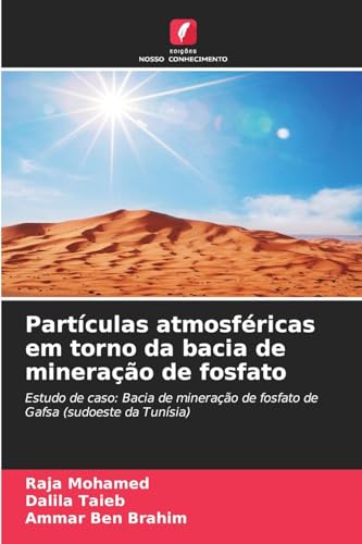 Partículas atmosféricas em torno da bacia de mineração de fosfato