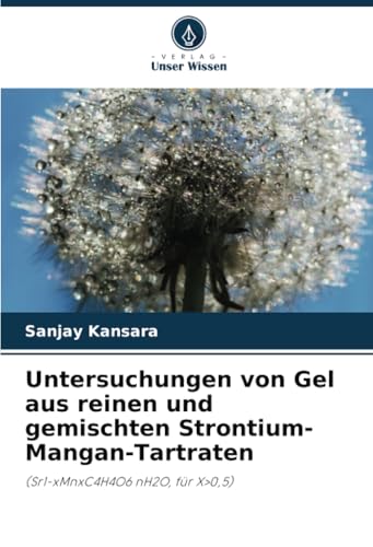 Untersuchungen von Gel aus reinen und gemischten Strontium-Mangan-Tartraten