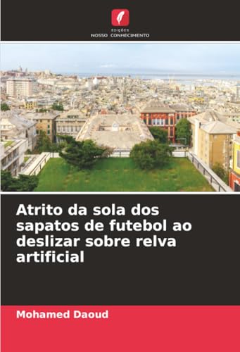 Atrito da sola dos sapatos de futebol ao deslizar sobre relva artificial